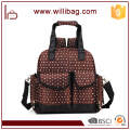 Moda multifuncional Mummy bag Mochila Baby Fralda